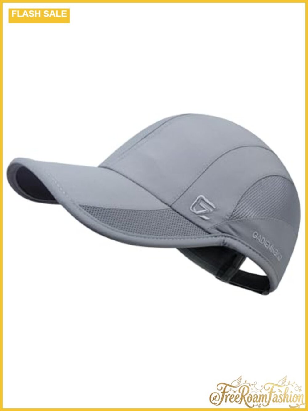 Quick Dry Running Hat Breathable Mesh UPF 50+ Adjustable Baseball Cap